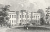 WALES. Cardiff Castle, Glamorganshire. DUGDALE c1840 old antique print picture