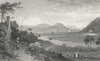 WALES. Vale of Towy, Carmarthen. Gastineau c1831 old antique print picture