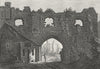 WALES. Kidwelly Castle, Carmarthenshire. Grose. 18C 1795 old antique print