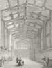 WARCS. Hall of St Mary-Coventry. Bartlett 1836 old antique print picture