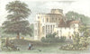 WESTMORLAND. Brougham Hall. DUGDALE 1835 old antique vintage print picture