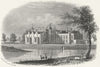 CHARLECOTE PARK. George Lucy, Warcs c1855 old antique vintage print picture
