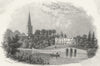 WARCS. Avon Bank, Stratford on Avon. Stratford c1855 old antique print picture
