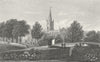 WARCS. Stratford on Avon, Warwickshire. DUGDALE c1840 old antique print