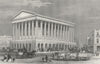 BIRMINGHAM. The Town Hall. DUGDALE c1840 old antique vintage print picture