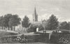 WARCS. Stratford on Avon, Warwickshire. DUGDALE c1840 old antique print