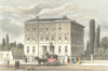 WARCS. Queens Hospital, Birmingham. DUGDALE 1835 old antique print picture