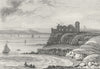 DORSET. Weymouth Castle, Dorsetshire. DUGDALE c1840 old antique print picture
