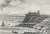DORSET. Weymouth Castle, Dorsetshire. DUGDALE c1840 old antique print picture