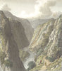 DERBYS. Head of Dove Dale, Derbyshire. Westall 1830 old antique print picture