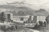 DERBYS. Chatsworth, Derbyshire Duke Devon. DUGDALE c1840 old antique print