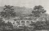 DERBYS. Matlock. Walker view-Turner 1794 old antique vintage print picture