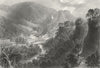 DERBYS. Matlock Bath. WH Bartlett 1842 old antique vintage print picture