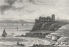 DORSET. Weymouth Castle, Dorsetshire. DUGDALE c1840 old antique print picture