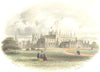 CHESHIRE. Eaton Hall. Hughes 1856 old antique vintage print picture