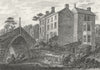 DUKINFIELD. bridge. Stockport Dunkinfield Hall.  1793 old antique print