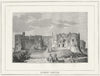 WALES. Carew Castle. Pembrokeshire 1830 old antique vintage print picture