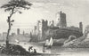 WALES. Pembroke Castle, Pembrokeshire. DUGDALE c1840 old antique print picture