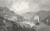 SOLVA. Pembrokeshire. Pembroke. boats, river c1831 old antique print picture