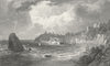 TENBY. Pembrokeshire. Pembroke. town across bay c1831 old antique print