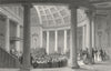 CHESHIRE. New Co Hall, Chester. Allom 1836 old antique vintage print picture