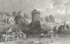 CHESHIRE. Water tower, Dee Basin, Chester. Allom. Some 1836 old antique print