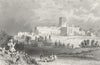 HERTS. St Albans Abbey. DUGDALE c1840 old antique vintage print picture