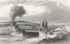 HANTS. Winchester, Hampshire. DUGDALE c1840 old antique vintage print picture