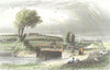 HANTS. Winchester, Hampshire. DUGDALE 1835 old antique vintage print picture
