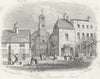 HANTS. St Peters, Emsworth. Rock Pater's Churcg 1852 old antique print picture