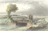 HANTS. Winchester, Hampshire. DUGDALE c1840 old antique vintage print picture