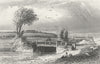 HANTS. Winchester, Hampshire. DUGDALE c1840 old antique vintage print picture