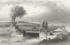HANTS. Winchester, Hampshire. DUGDALE c1840 old antique vintage print picture