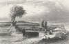 HANTS. Winchester, Hampshire. DUGDALE c1840 old antique vintage print picture