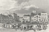 PETERSFIELD. The Market Place. Hampshire. DUGDALE c1840 old antique print