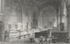 CHESTER LE ST. Aisle tombs, Church, Durham 1832 old antique print picture