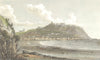 YORKS. Scarborough Castle & Bay. Westall-Finden 1830 old antique print picture