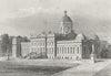 CASTLE HOWARD. Earl Carlisle. Yorkshire. DUGDALE c1840 old antique print