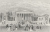 YORKS. Gt Thornton St Chapel, Hull E. DUGDALE c1840 old antique print picture