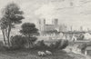 YORKS. York. DUGDALE c1840 old antique vintage print picture