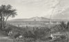 WORCS. Worcester. Bartlett Friar ST 1836 old antique vintage print picture