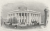 YORKS. Commercial Buildings Leeds c1855 old antique vintage print picture