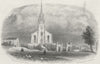 YORKS. St Georges Church Leeds c1855 old antique vintage print picture