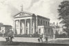 YORKS. Ct House, Beverley, E. DUGDALE c1840 old antique vintage print picture