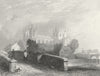 YORKS. Ripon Cathedral west view 1836 old antique vintage print picture