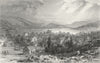 WINDERMERE. Bowness & lake, Westmorland. Allom 1832 old antique print picture