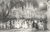 AMBLESIDE. Rushbearing, Westmorland. Fete parade 1832 old antique print