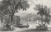WINDERMERE. lake, Ferry House. Westmorland Allom 1832 old antique print