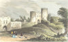 DUDLEY CASTLE. Worcestershire. Worcs DUGDALE 1835 old antique print picture