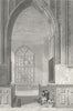 MALVERN. Gt Church, Worcestershire(Jesus Chapel). Le  1824 old antique print